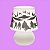 Abajur Micro Lampe Star Wars New Order Ø15x20cm Polietileno Branco e Preto. - Imagem 4