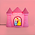 Luminária Castelo Princesas 25x29,5x14,5cm Polietileno Rosa. - Imagem 3