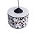 Pendente POP Mickey Ø30x20cm Polietileno Branco, Preto e Vermelho. - Imagem 2