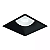 Spot de Embutir Microborda facho fixo Nya Quadrado Bulbo 8x8x14,5cm Alumínio preto. - Imagem 1