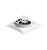 Spot de Embutir Nya Quadrado Facho Orientável AR70 9,4x9,4x9,9cm Alumínio Branco Fosco. - Imagem 1