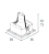 Spot de Embutir Laini Quadrado Facho Orientável Dicroica PAR16 8,6x8,6x8,2cm Alumínio Branco Fosco Microtexturizado. - Imagem 2