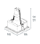 Spot de Embutir Laini Quadrado Facho Orientável PAR20 10,6x10,6x13,1cm Alumínio Branco Fosco Microtexturizado. - Imagem 2