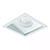 Spot de Embutir Laini Quadrado Facho Orientável PAR30 14,8x14,8x13,9cm Alumínio Branco Fosco Microtexturizado. - Imagem 1