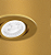 Spot de Embutir Nuru Redondo Facho Orientável AR111 Ø14,5x6,5cm Alumínio Ouro Velho. - Imagem 1