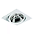 Spot de Embutir Nuru Quadrado Facho Orientável AR111 14,5x14,5x8cm Alumínio Branco Fosco Microtexturizado. - Imagem 1