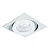 Spot de Embutir Nuru Quadrado Facho Orientável PAR30 14,5x14,5x11,4cm Alumínio Branco Fosco Microtexturizado. - Imagem 1