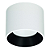 Spot de Sobrepor LED Dhari Redondo 5000K 9,1W Bivolt Ø13,9x11cm Corpo Branco Fosco e Refletor Preto Acetinado. - Imagem 1