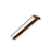 Plafon de Sobrepor LED Kiini Retangular 2700K 29,5W Bivolt 43,5x9x2,8cm Alumínio Amadeirado Ubao e Acrílico Branco Fosco. - Imagem 1