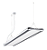Pendente LED Jasiri Linear 2700K 71W Bivolt 115,5x25x4cm Alumínio Prata Acetinado. - Imagem 1