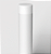 Poste Balizador Tambo Cilíndrico Externo Bulbo 15xØ11,7cm Alumínio Branco Fosco. - Imagem 1