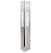 Poste Balizador LED Uzuri Triangular Externo 4000K 8W Bivolt 100x20,1x20,1cm Alumínio Anodizado Brilhante e Vidro. - Imagem 1