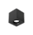 Luminária de Sobrepor Quadrada Facho orientável 9x9x9,5cm 1x Dicróica LED base GU10 Alumínio Preto fosco. - Imagem 1