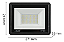 Refletor Led Slim 100w 12v-24v 6500k preto SMD IP66 bivolt. - Imagem 2