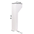Poste Balizador 270 LED 5,5W 3000K 35cm Branco. - Imagem 2