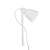 Poste Balizador de Jardim 242 30cm Para Bulbo ou Par20 Branco. - Imagem 1