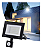 Refletor Com Sensor De Presença Led 50w Fotocélula Bivolt 6500k Preto. - Imagem 3