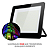 Refletor LED 400w Holofote RGB SMD Colorido Com Controle IP67. - Imagem 2