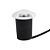 Balizador Cogumelo Branco 1W 3000K Branco Quente IP65 Bivolt. - Imagem 3