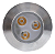 Balizador Spot Led Embutir 6500K Branco Frio Chao Piso Jardim 3w Ip66. - Imagem 3