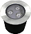 Balizador Spot Led Embutir 3000K Branco Quente Chao Piso Jardim 3w Ip66. - Imagem 6