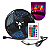Fita Led 5050 Rgb Usb 5 metros 150 Leds Ritmo Musical Controle App Bluetooth. - Imagem 1
