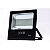 Refletor LED 200W 6500K preto SMD IP67 bivolt 20000 Lumens. - Imagem 2