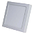Luminária plafon led 12W 4000K branco neutro quadrado sobrepor 17cm X 17cm. - Imagem 1