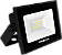 Refletor Superled Projetor Slim 10W SMD Preto 800 lúmens 3000K IP65 bivolt. - Imagem 1