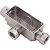 Condulete TG 3/4" Tipo T Classe V Tramontina com Rosca. - Imagem 1