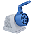 Tomada de Sobrepor Tramontina 3P+N+T 16 A 220-250 V 09h IP44. - Imagem 1