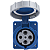 Tomada de Embutir Tramontina 3P+T 63 A 220-250 V 09h IP67. - Imagem 6