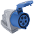 Tomada de Sobrepor Tramontina 3P+N+T 32 A 220-250 V 09h IP44. - Imagem 3