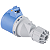 Tomada de Acoplamento Industrial 3P+N+T Tramontina 16 A 220-250 V 9 H IP44. - Imagem 3