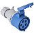 Tomada de Acoplamento Industrial 3P+N+T Tramontina 32 A 220-250 V 9 H IP44. - Imagem 3