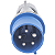 Plugue Móvel Industrial 3P+N+T Tramontina 32 A 220-250 V 9 H IP44. - Imagem 2