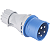 Plugue Móvel Industrial 3P+N+T Tramontina 32 A 220-250 V 9 H IP44. - Imagem 3
