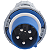 Plugue Móvel Industrial 3P+N+T Tramontina 63 A 220-250 V 9 H IP67. - Imagem 2