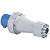 Plugue Móvel Industrial 3P+N+T Tramontina 63 A 220-250 V 9 H IP67. - Imagem 3