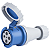 Tomada de Acoplamento Industrial 3P+T Tramontina 63 A 220-250 V 9 H IP67. - Imagem 4