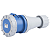 Tomada de Acoplamento Industrial 3P+T Tramontina 63 A 220-250 V 9 H IP67. - Imagem 1