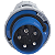 Plugue Móvel Industrial 3P+N+T Tramontina 125 A 220-250 V 9 H IP67. - Imagem 2
