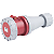 Tomada de Acoplamento Industrial 2P+T Tramontina 63 A 380-415 V 6 H IP67. - Imagem 2