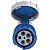 Tomada de Acoplamento Industrial 3P+N+T Tramontina 125 A 220-250 V 9 H. - Imagem 3