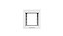 Placa Espelho 2 Módulos/Teclas branco - Beleze. - Imagem 1
