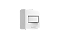 Conjunto sobrepor interruptores 1 tecla simples branco - Beleze. - Imagem 2