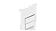 Conjunto interruptor 2 teclas paralelo branco - Beleze. - Imagem 4