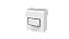 Conjunto sobrepor interruptor 1 tecla campainha branco - Beleze. - Imagem 3