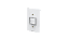 Conjunto interruptor 1 tecla bipolar simples Branco - Artis. - Imagem 3