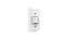 Conjunto interruptor 1 tecla intermediário Branco - Artis. - Imagem 2
